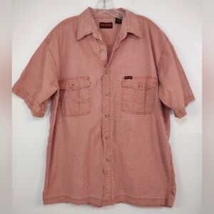 Wolverine Boots and wear men's short sleeve shirt size (L)